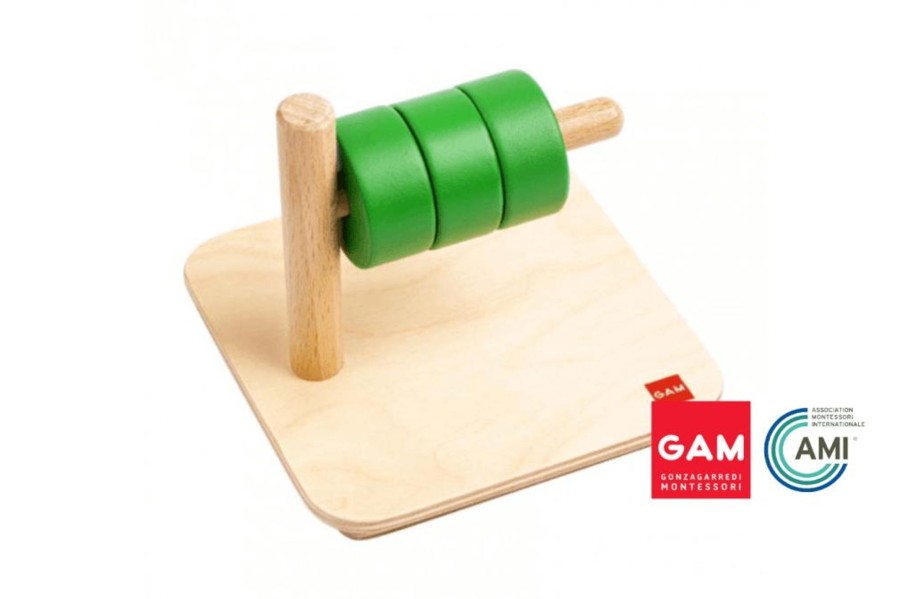 Montessori Materials Tout About Toys | Rings On A Horizontal Dowel