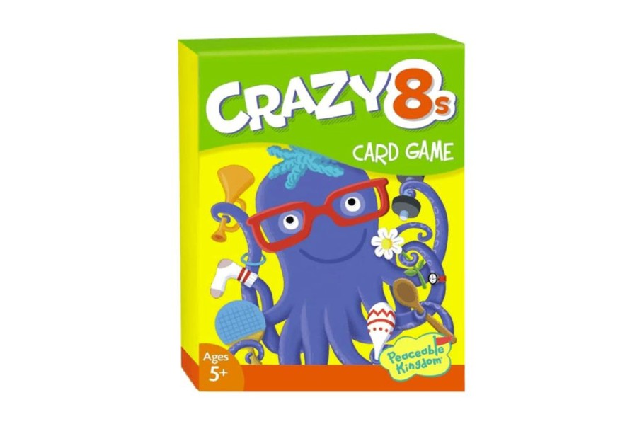 Toys Peaceable Kingdom | Crazy 8S Card Game