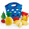 Montessori Materials Playwell | Felt Fruit Basket By Hape