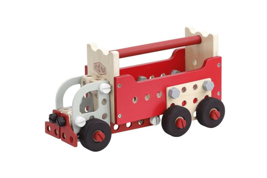 Toys Fire the Imagination | Convertible Wooden Tool Box By Vilac