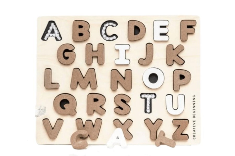 Montessori Materials Creative Beginnings | Uppercase Alphabet Tracing Puzzle