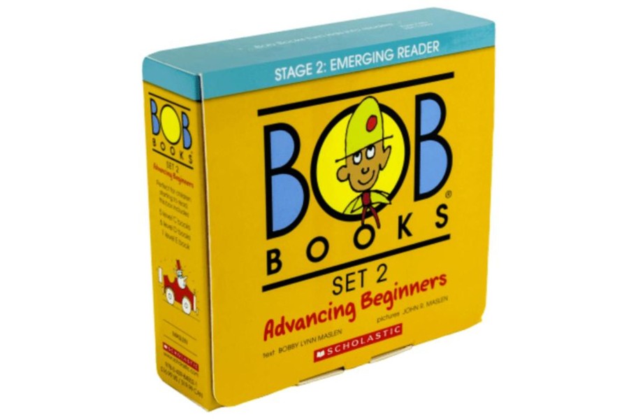 Books Scholastic | Bob Books Set 2: Advancing Beginners [Stage 2: Emerging Reader]