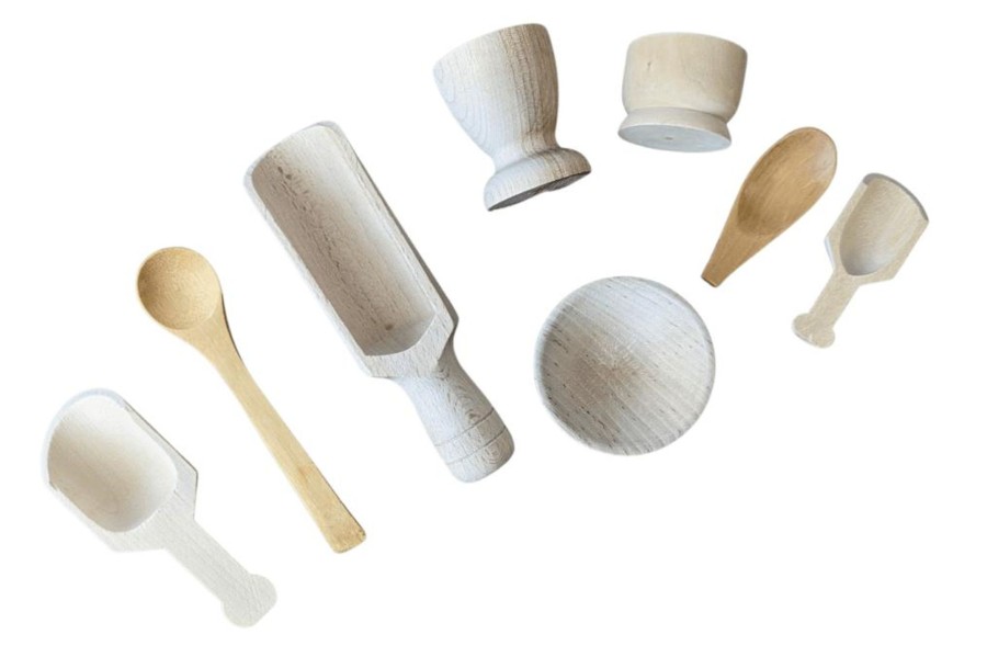 Toys MVITA | Wooden Sensory Bin Tool Kit