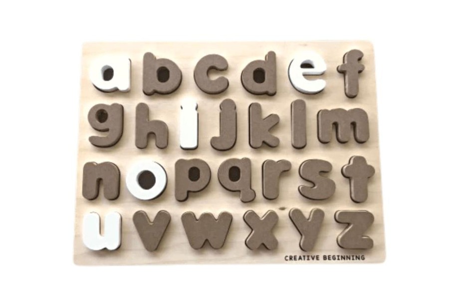 Montessori Materials Creative Beginnings | Lowercase Alphabet Tracing Puzzle