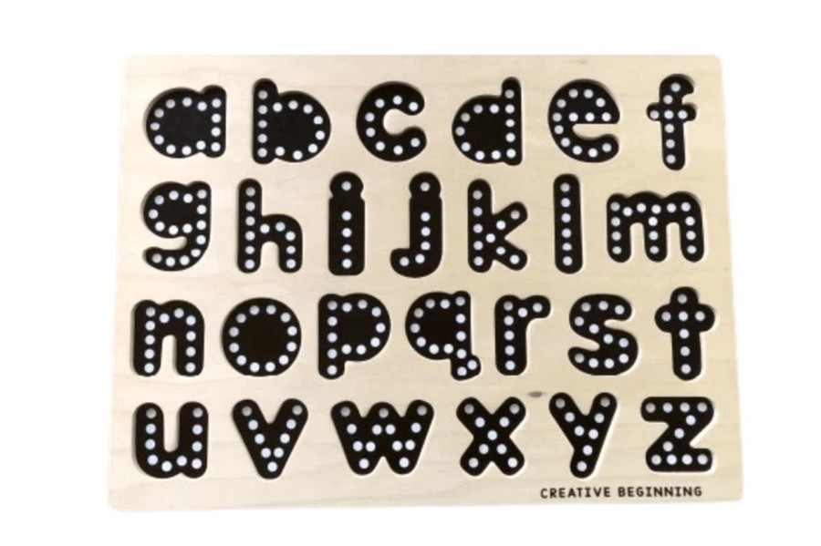 Montessori Materials Creative Beginnings | Lowercase Alphabet Tracing Puzzle