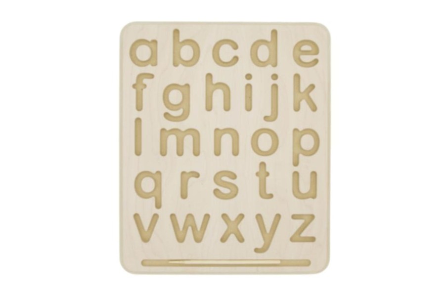 Montessori Materials Stortz Toys | Wooden Alphabet Tracing Board (Uppercase And Lowercase)