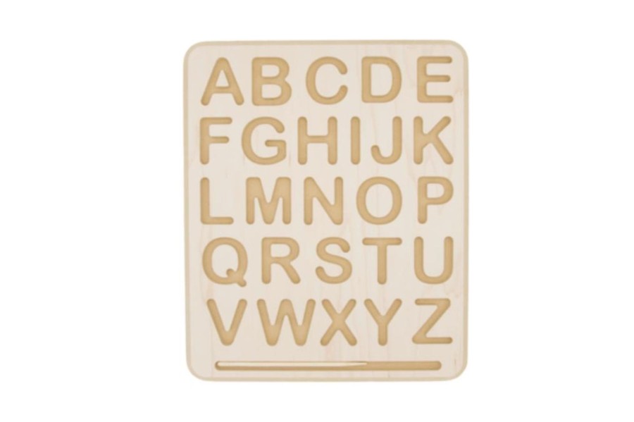 Montessori Materials Stortz Toys | Wooden Alphabet Tracing Board (Uppercase And Lowercase)