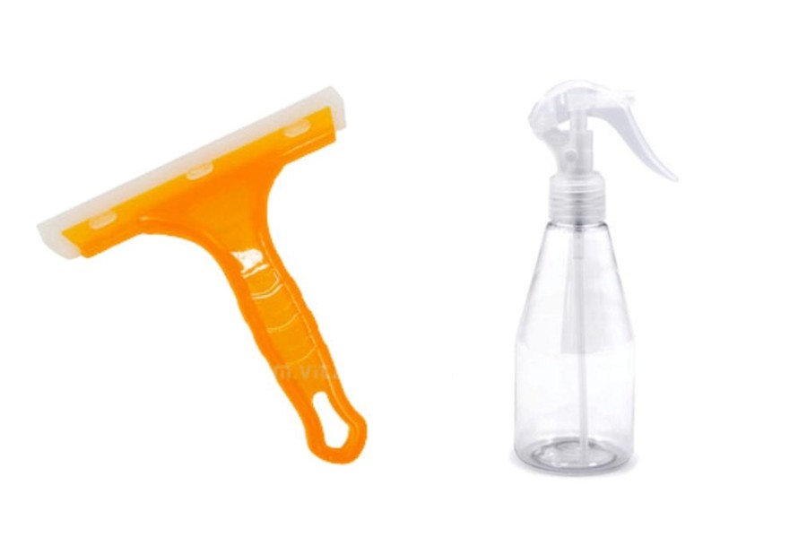 Montessori Materials MVITA | Small Spray Bottle And Squeegee