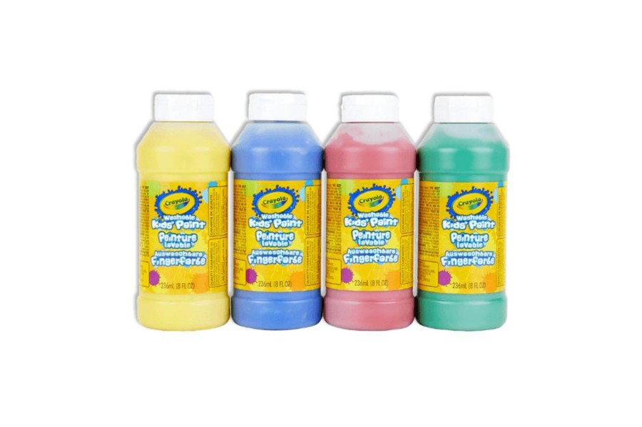 Montessori Materials Crayola | Crayola Washable Paint (4 Pack)