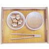 Montessori Materials Fire the Imagination | Montessori Tonging Activity - Acorns - Includes Tongs, Tray, Bowls And Wooden Acorns