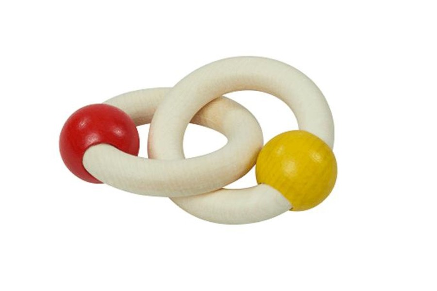 Montessori Materials Fire the Imagination | Wooden Rattle Baby Rings