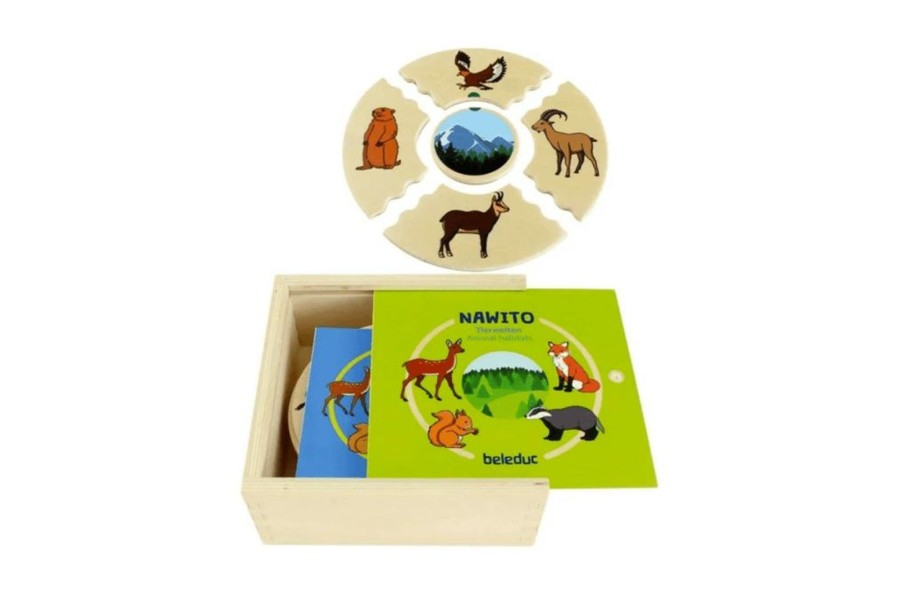 Toys Playwell | Animal Habitats Puzzle By Beleduc