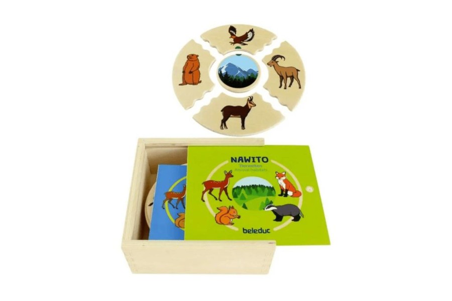 Toys Playwell | Animal Habitats Puzzle By Beleduc