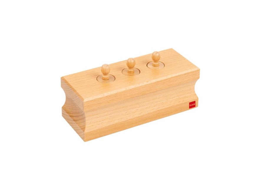 Montessori Materials Tout About Toys | Montessori Infant Toddler Cylinder Block (No. 4)